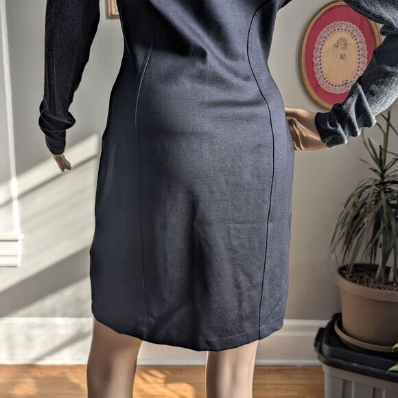 NWT Lucidez by Marcia Azzi Mini Dress Cowl Draped Knit Brazilian Designer Size 2 - Picture 8 of 13